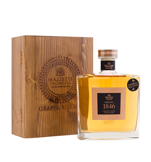 Grappa Riserva 18.46 43% Vol. in Holzbox